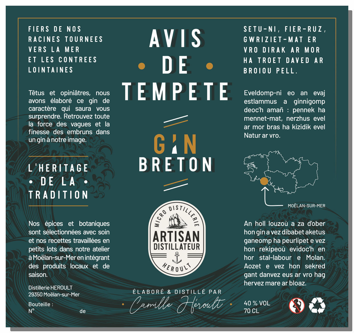 Avis de tempête Gin Breton