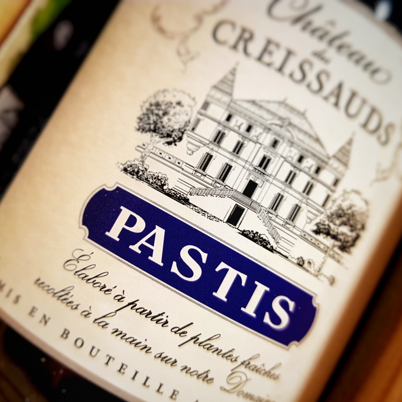Chateau des Creissauds Pastis