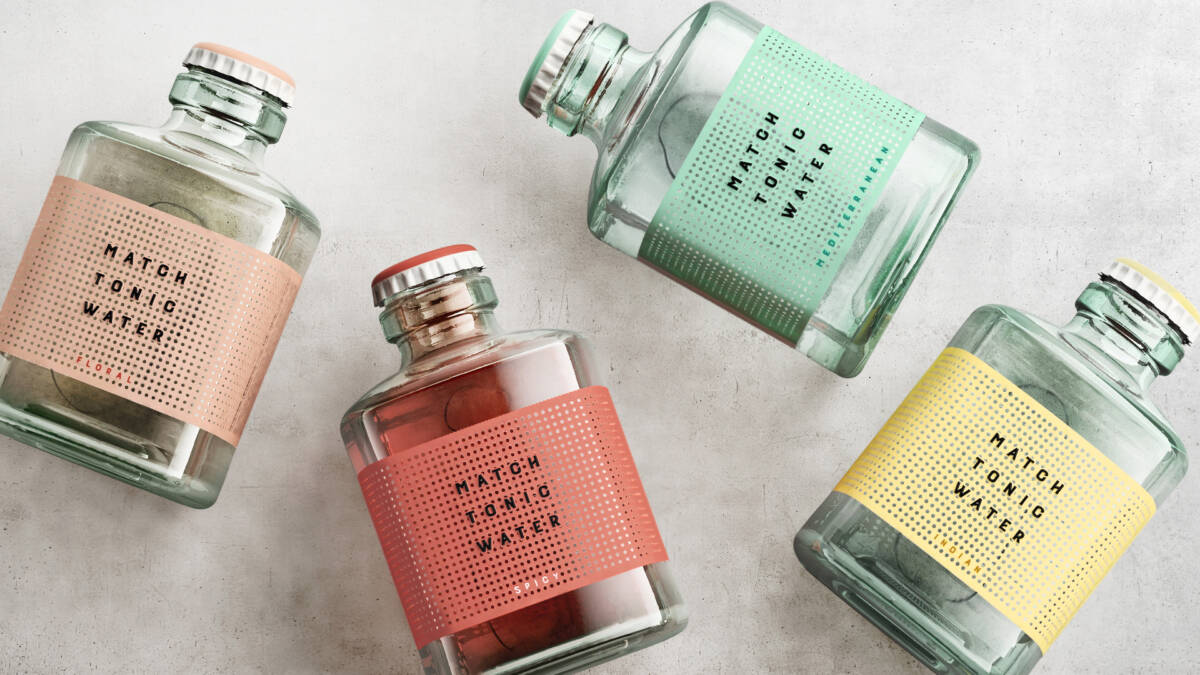 MATCH TONIC Mediterranean Pack de 4