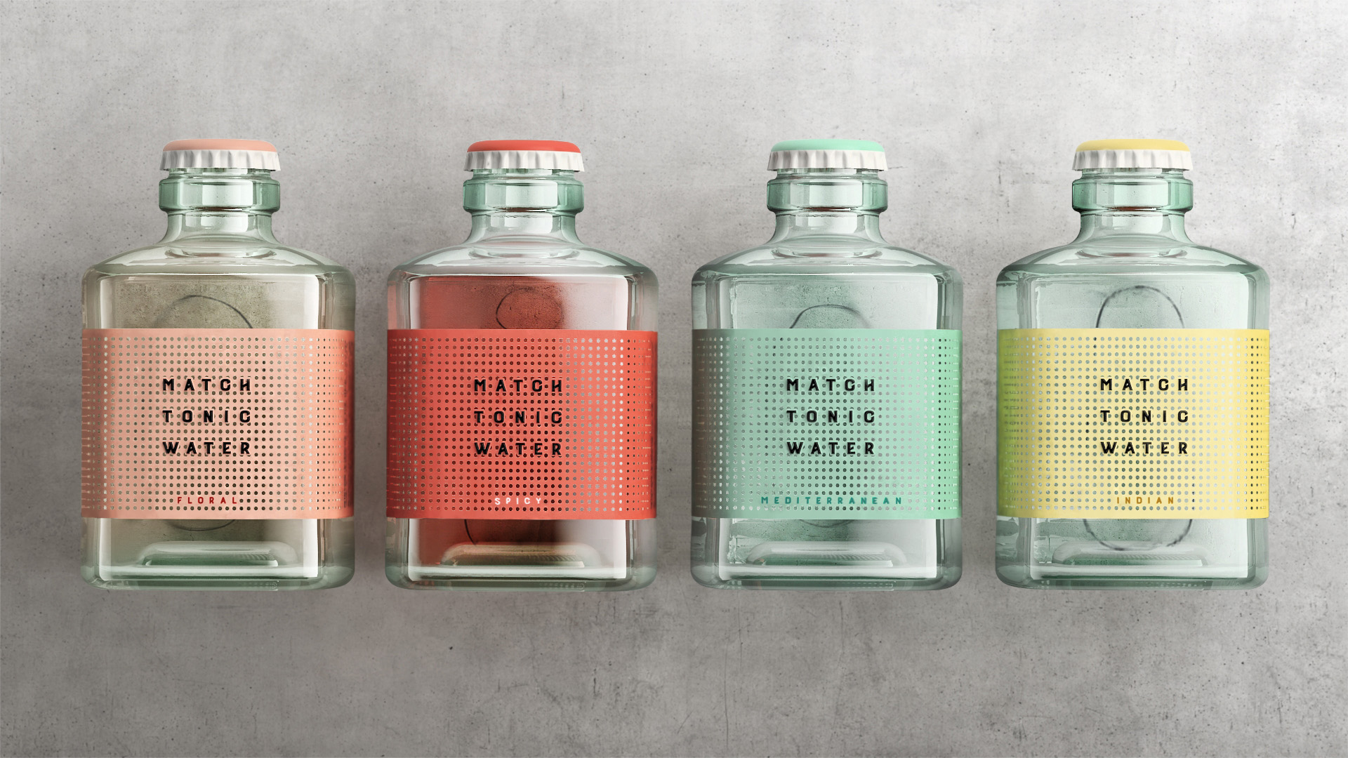 Match Tonic Floral Pack de 4