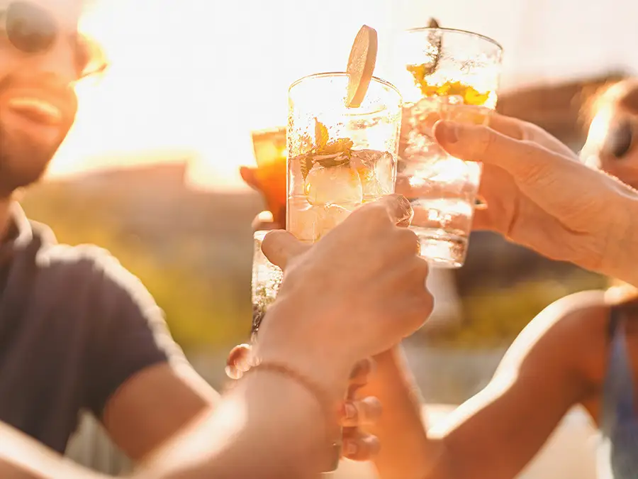 Apéritifs en terrasse